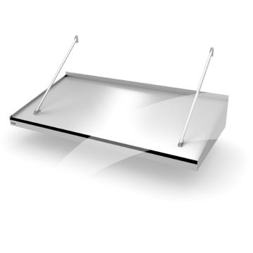 1.5, 2 or 2.4m PPC Aluminium Classic Canopy with 2 x Arms and LED Spotlights 